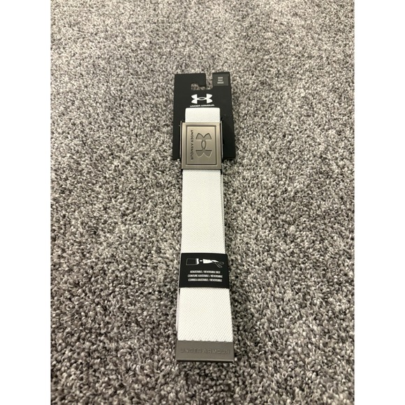 Under Armour Belt - White - Webbing Belt One Size Fits Most NWT - Picture 2 of 6